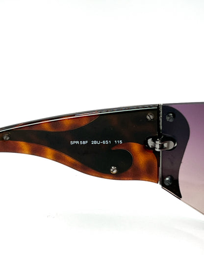 00s Vintage Prada Flame Mask Sunglasses