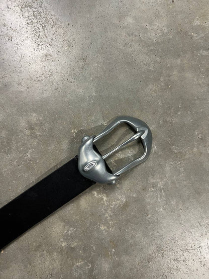 00s Vintage Oakley Small Connector Leather Belt