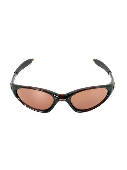 2000s Vintage Oakley Minute 1.0 Gen lll Polished Rootbeer / VR28 Sunglasses