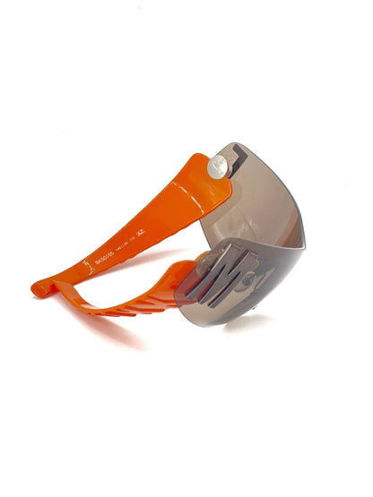 00s Vintage Bikkembergs Transformer Mask Sunglasses Orange