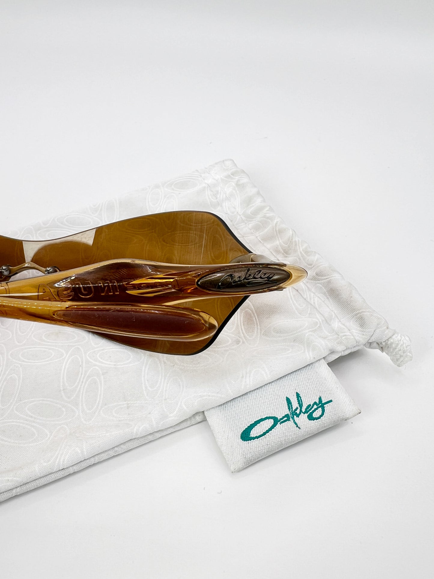 2004 Vintage Oakley Dartboard Honey/Bronze Sunglasses