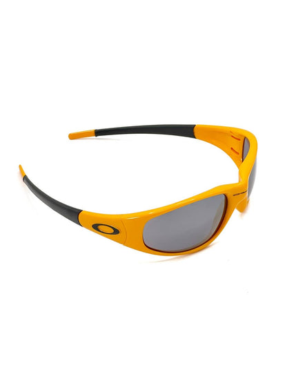 1996 Vintage Oakley Straight Jacket Yellow / Black Iridium Sunglasses