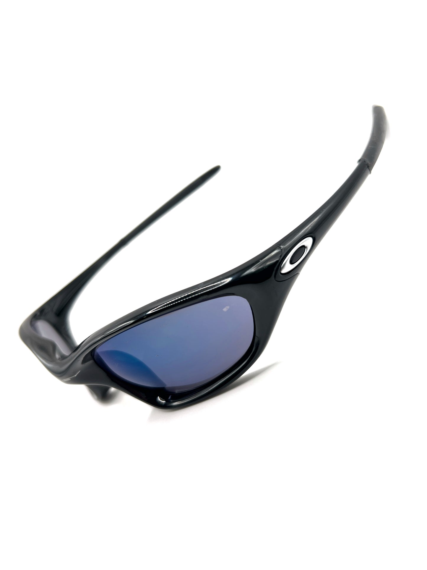 2000 Vintage Oakley XX Twenty Polished Black Ice Iridium Sunglasses