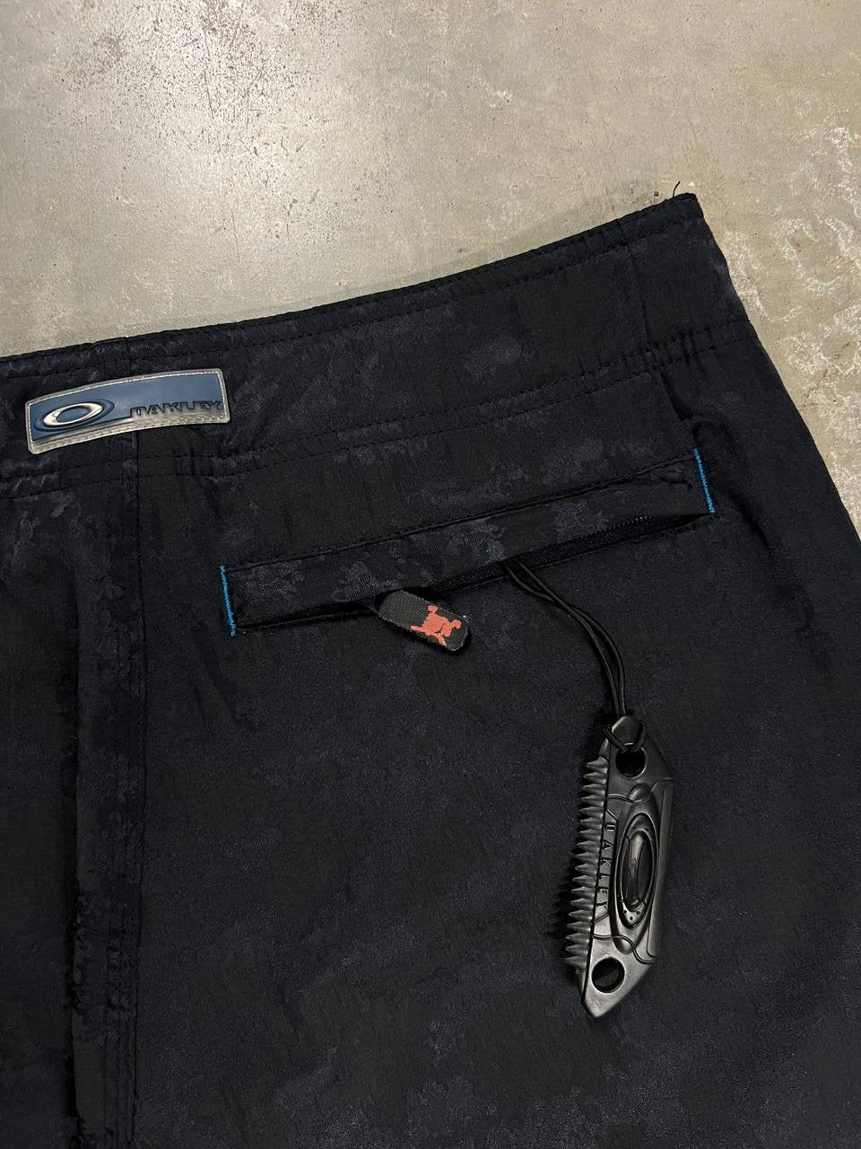 00s Vintage Oakley Multilogo Skull Shorts