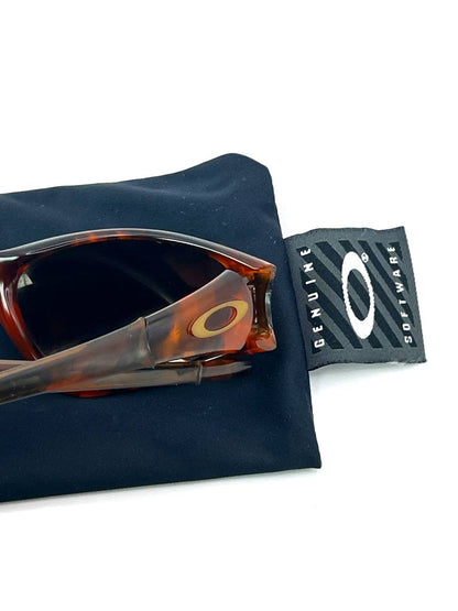 1996 Oakley Straight Jacket Tortoise / Gold Iridium Sunglasses