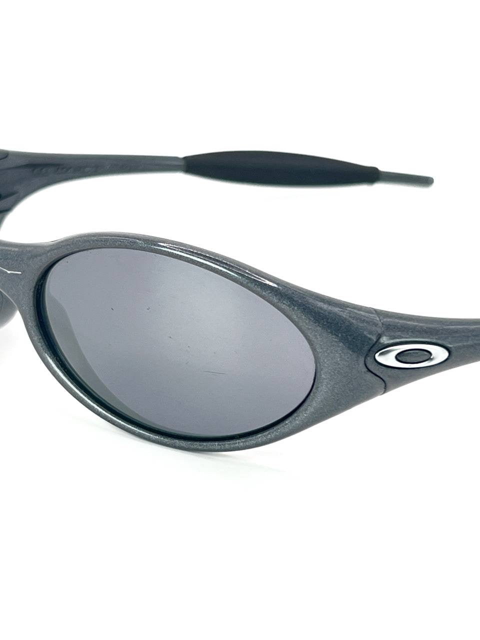 1999 Vintage Oakley New Eye Jacket Smoke / Black Iridium Sunglasses