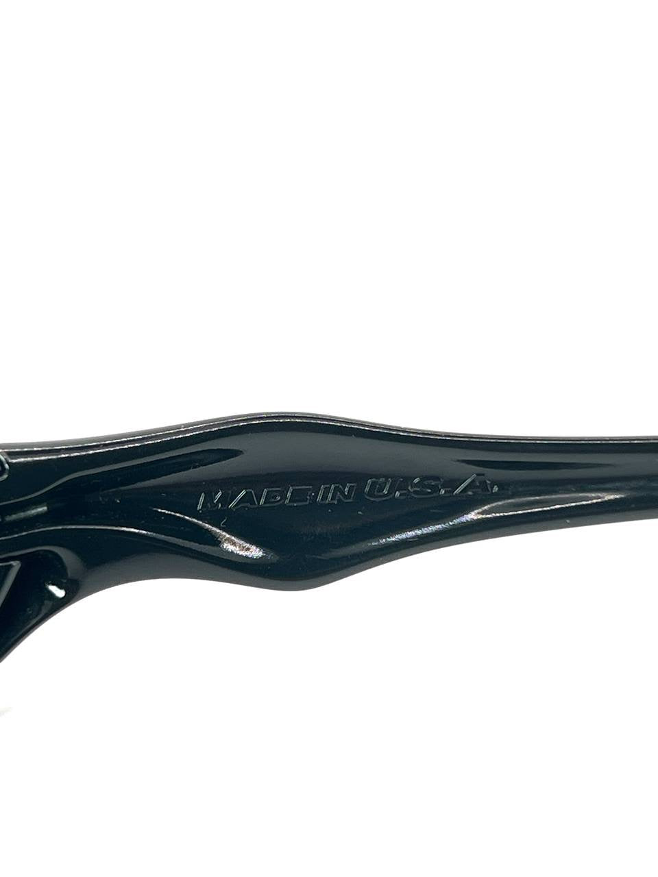 2004 Oakley Unknown Polished Black / Black Iridium Sunglasses
