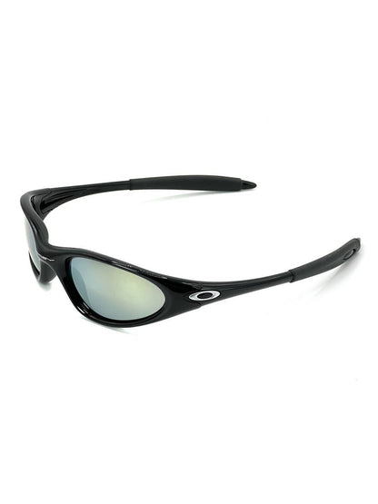 1999 Vintage Oakley Minute Gen 2 Jet Black / Emerald Iridium Sunglasses