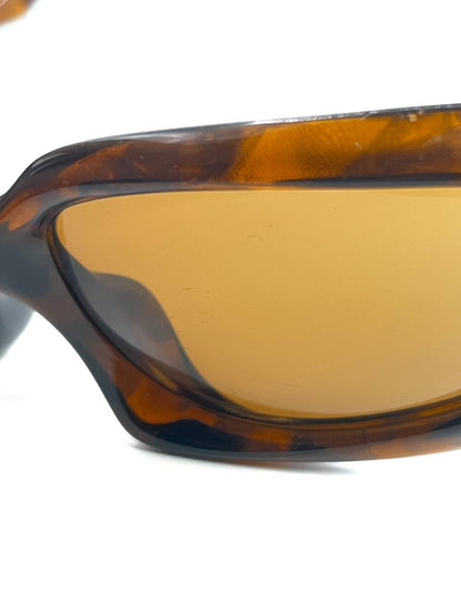 2004 Vintage Oakley Monster Doggle Brown Tortoise / Bronze Sunglasses