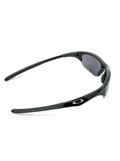 2002 Vintage Oakley Half Jacket 1.0 Black Iridium Sunglasses