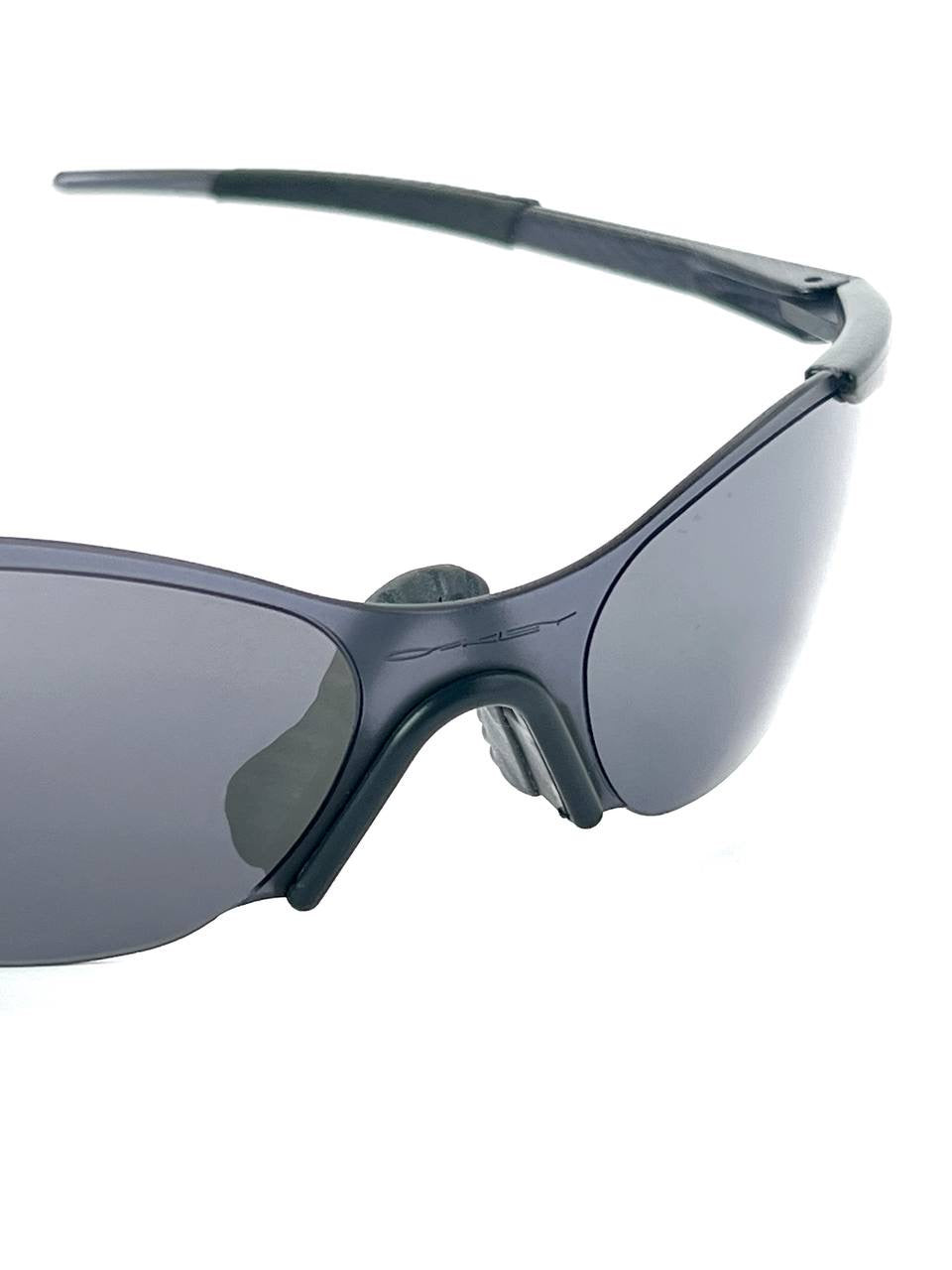 1994 Oakley Zero 0.4 Squared Sleet / Black Iridium Sunglasses