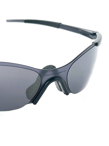 1994 Oakley Zero 0.4 Squared Sleet / Black Iridium Sunglasses