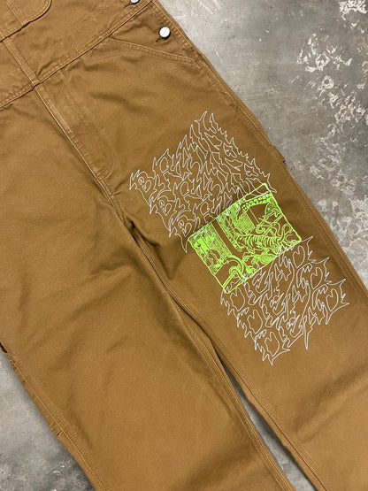 Carhartt × Brain Dead Bib Overall