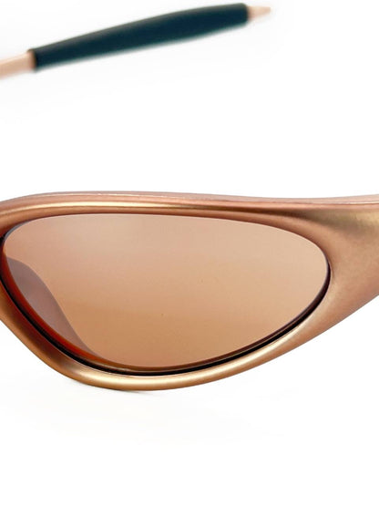 1999 Vintage Oakley Minute FMJ Copper / VR28 Sunglasses
