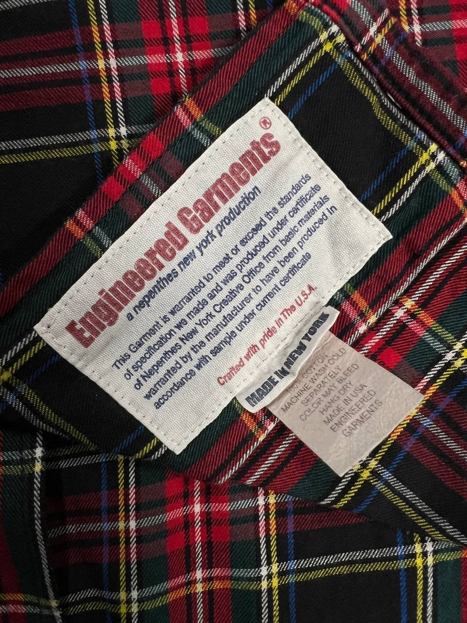Engineered Garments Plaid Tartan
Checkered Shirt