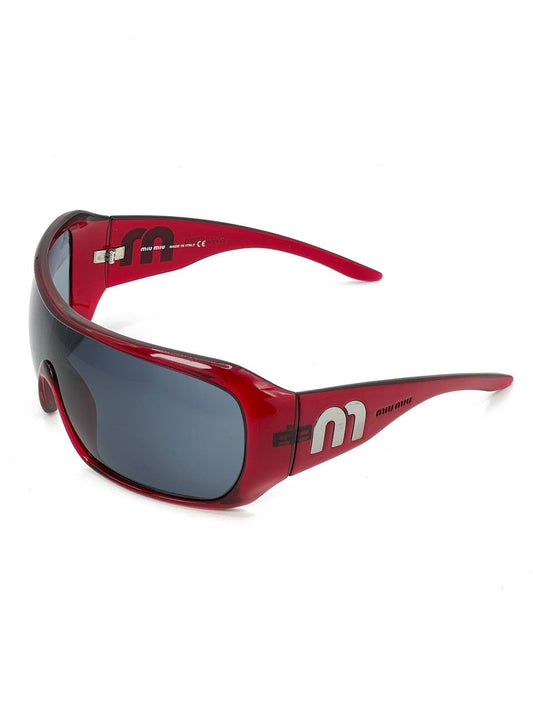 00s Vintage Miu Miu Oversized Mask Sunglasses