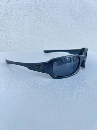 2006 Vintage Oakley Fives 3.0 Dark Grey / Black Iridium Sunglasses
