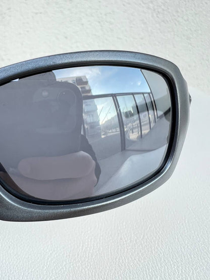 2006 Vintage Oakley Fives 3.0 Dark Grey / Black Iridium Sunglasses