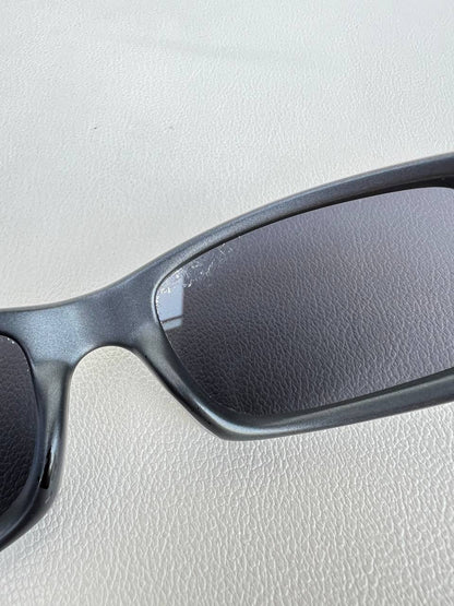 2006 Vintage Oakley Fives 3.0 Dark Grey / Black Iridium Sunglasses
