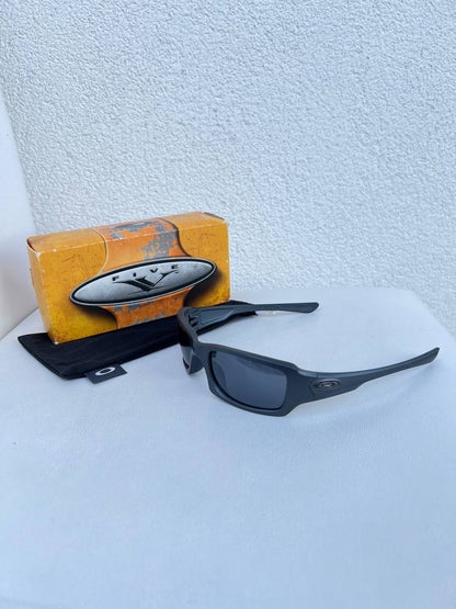2006 Vintage Oakley Fives 3.0 Dark Grey / Black Iridium Sunglasses