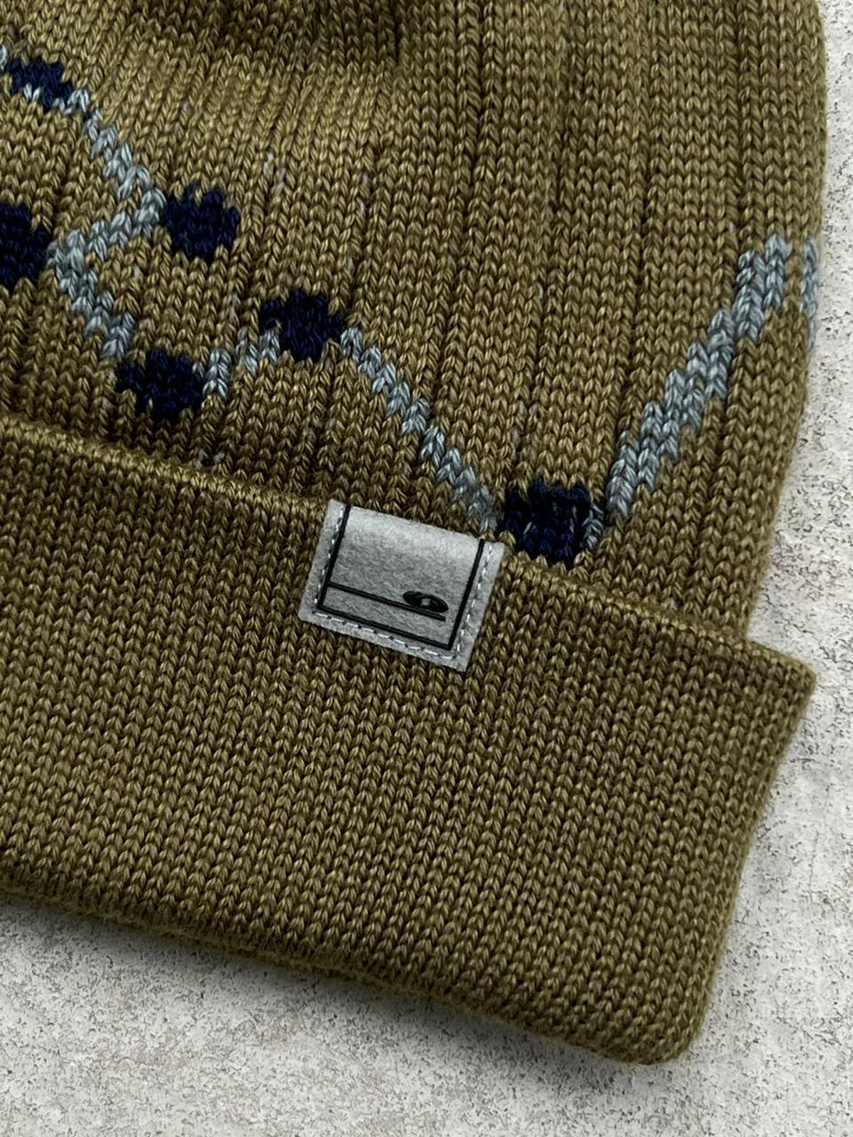 Vintage 2000s Salomon Advanced Skin Beanie Hat Khaki