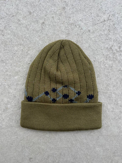 Vintage 2000s Salomon Advanced Skin Beanie Hat Khaki