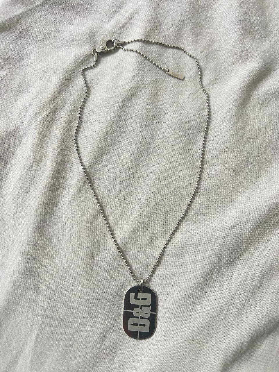 Vintage Dolce & Gabbana Dog Tag Necklace