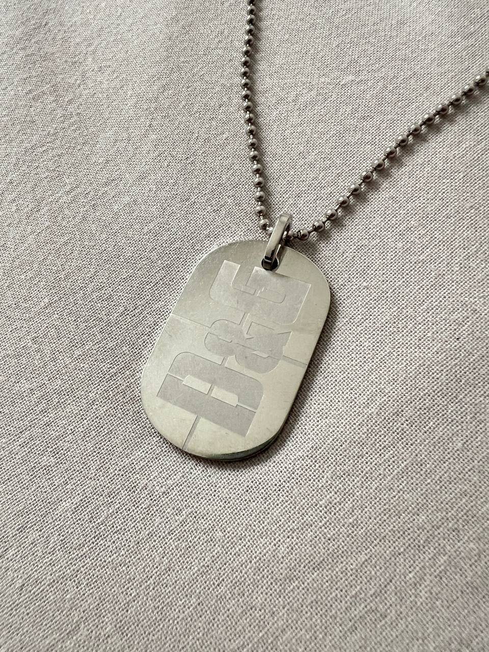 Vintage Dolce & Gabbana Dog Tag Necklace