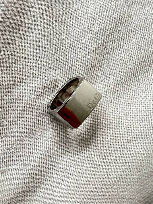 Vintage Men's Dolce & Gabbana Squared Ring