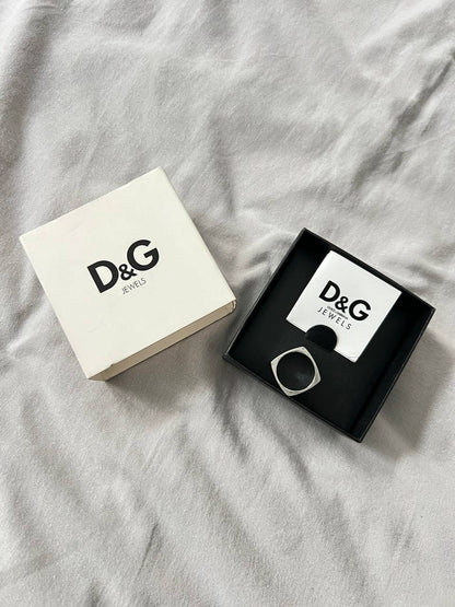 Vintage Men's Dolce & Gabbana Squared Ring