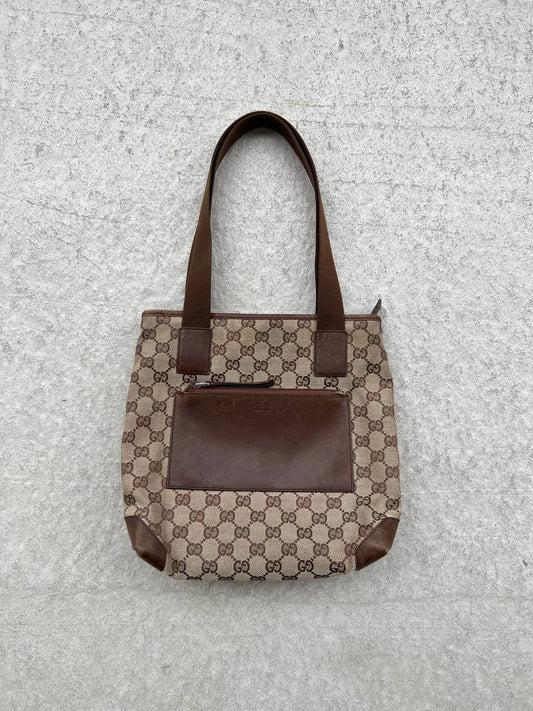 Gucci Pattern Canvas Shoulder Hand Bag