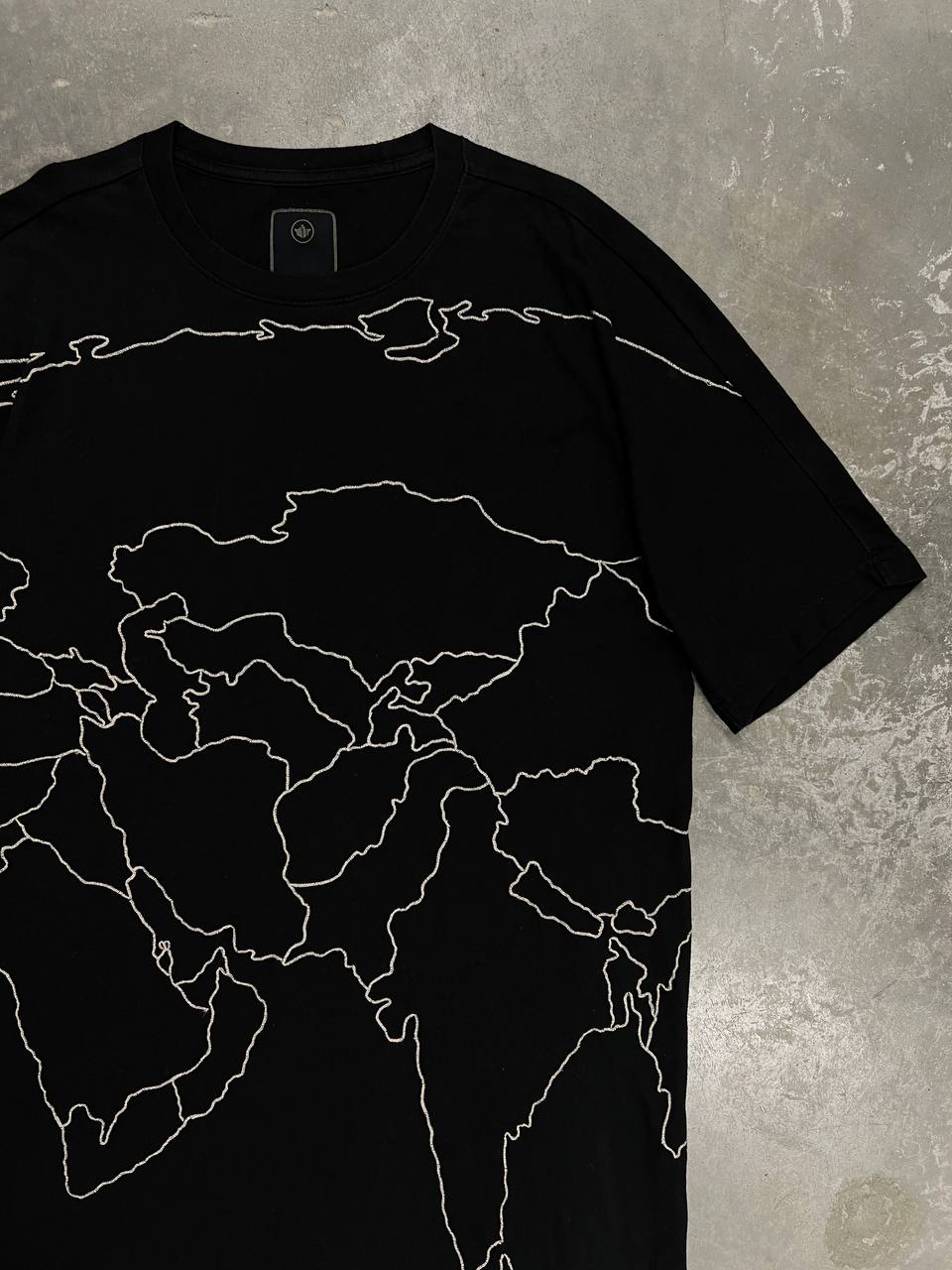 Maharishi Embroidered Map T-Shirt