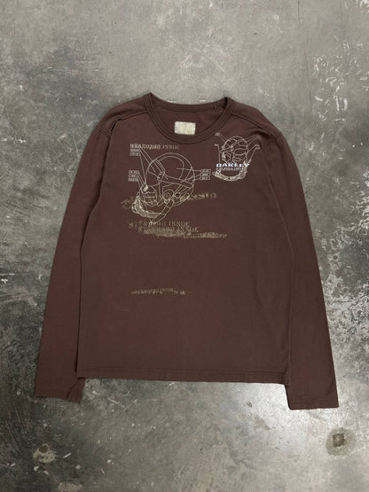 00s Vintage Oakley Factory Pilot Longsleeve