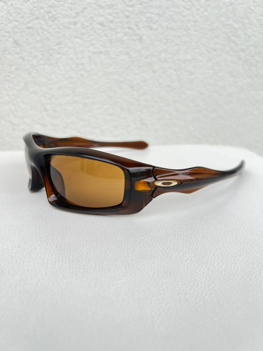 2006 Vintage Oakley Monster Pup Sunglasses Polished Rootbeer