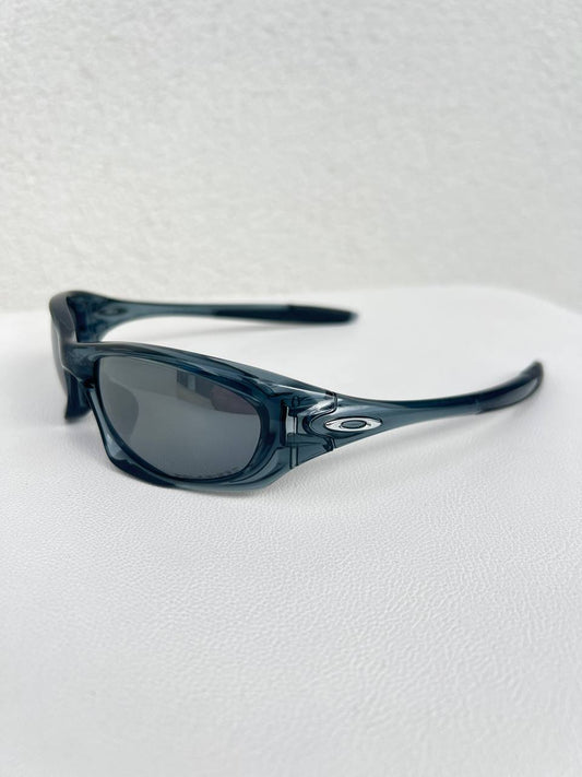 2012 Oakley New XX Twenty Gen 2 Sunglasses Crystal Black / Black Iridium Polarized