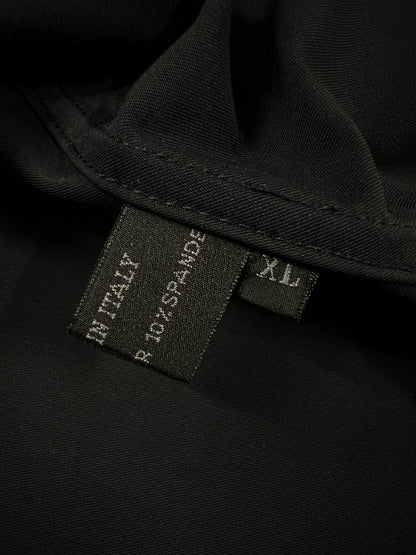 Prada Milano Trench Coat Jacket Double Collar Dark Navy