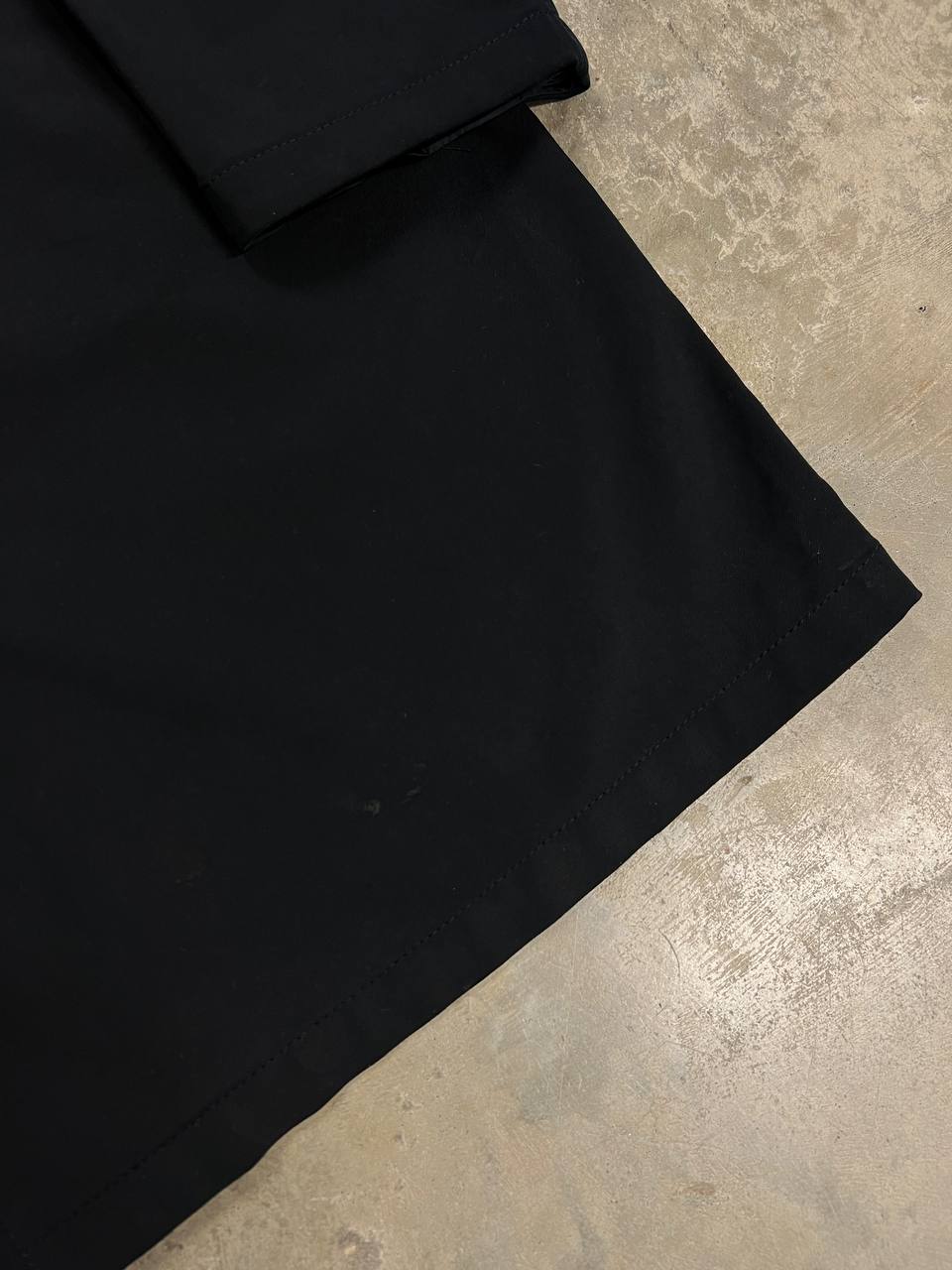 Prada Milano Trench Coat Jacket Double Collar Dark Navy
