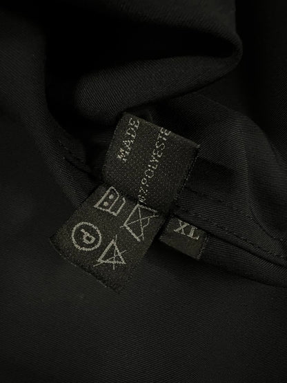 Prada Milano Trench Coat Jacket Double Collar Dark Navy