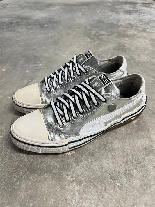 2009 Vintage Puma Mihara Yasuhiro MY-41 Silver Sneakers Shoes