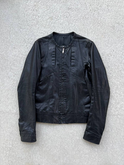 SS 2012 Rick Owens Naska Paneled Leather Jacket