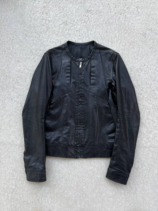 SS 2012 Rick Owens Naska Paneled Leather Jacket