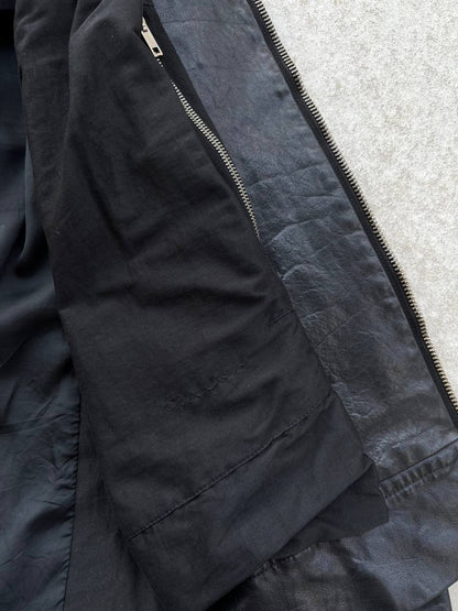 SS 2012 Rick Owens Naska Paneled Leather Jacket