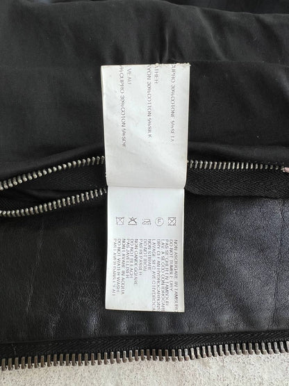 SS 2012 Rick Owens Naska Paneled Leather Jacket