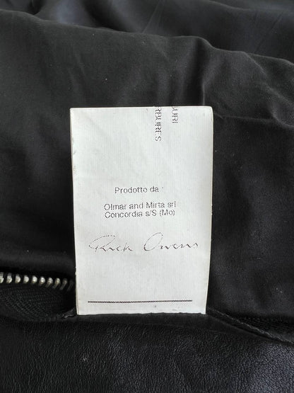SS 2012 Rick Owens Naska Paneled Leather Jacket