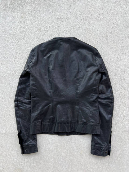 SS 2012 Rick Owens Naska Paneled Leather Jacket