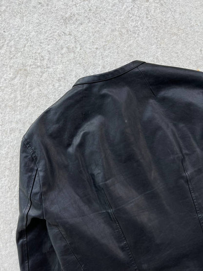 SS 2012 Rick Owens Naska Paneled Leather Jacket