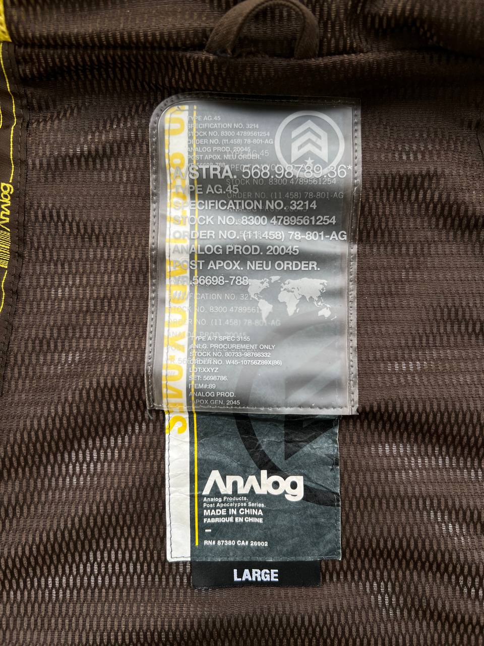 Vintage Analog Apox Jacket Post Apocalypse Series