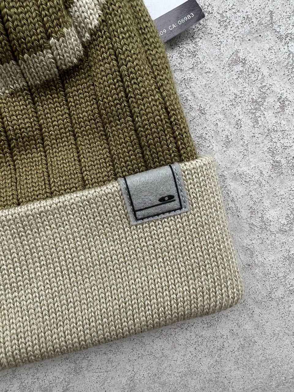 Vintage 2000s Salomon Advanced Skin Beanie Hat Khaki Beige