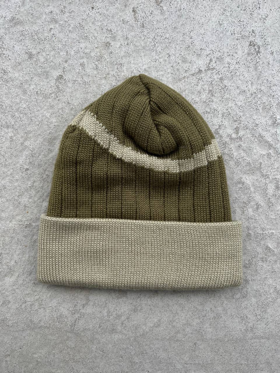 Vintage 2000s Salomon Advanced Skin Beanie Hat Khaki Beige