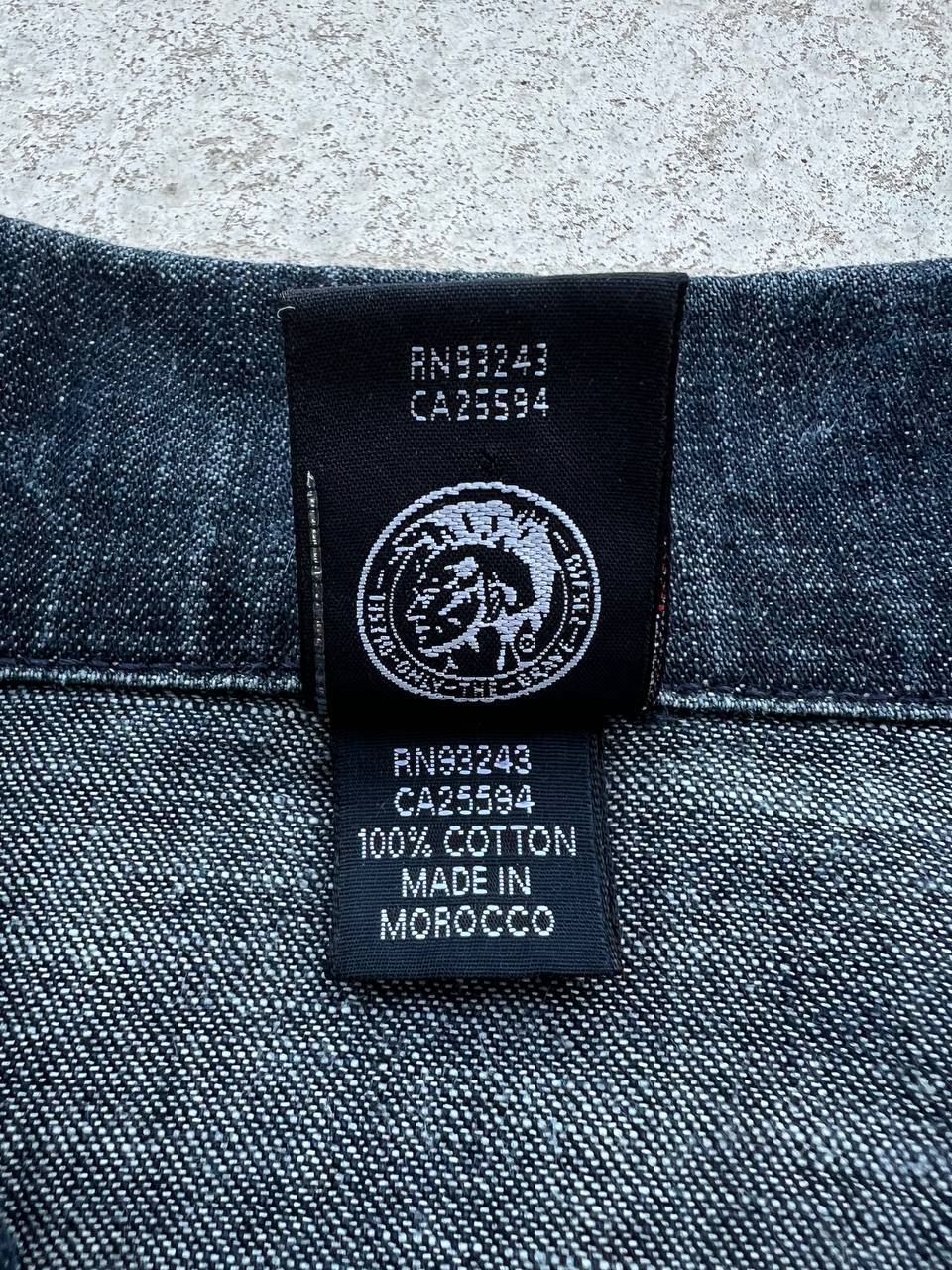 Vintage Diesel Indigo Tech Denim Overshirt Jacket